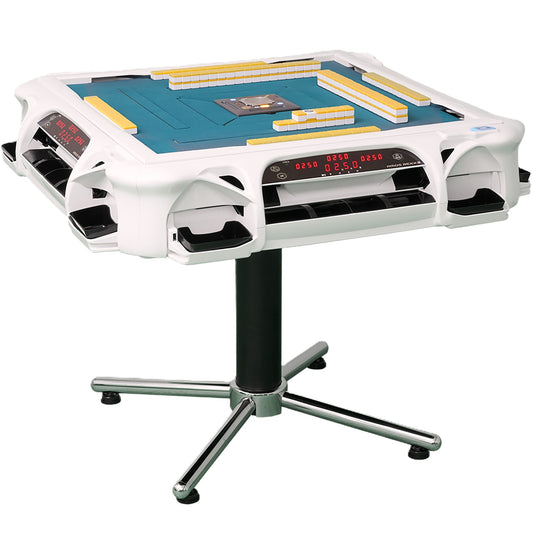 AMOS REXX Ⅲ white Automatic Mahjong Table for Commercial Use.