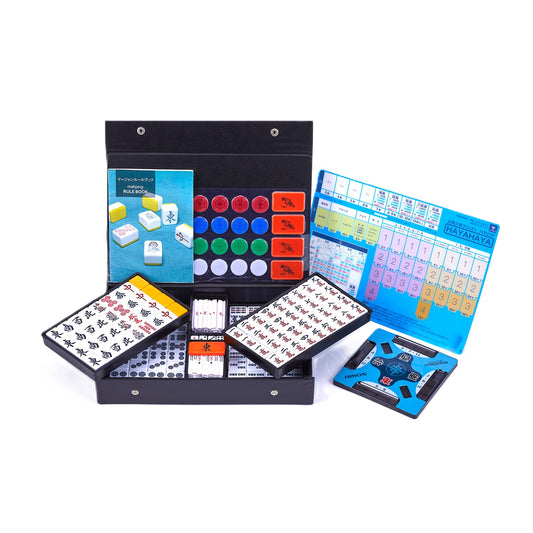 AMOS MASTERS Mahjong Tiles for Hand-Stacked Play – 28mm Size.