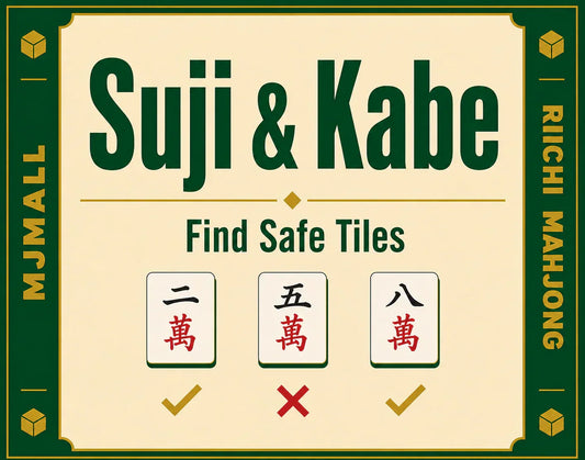 Riichi Mahjong Suji and Kabe: How to Find Safe Tiles When Facing Riichi