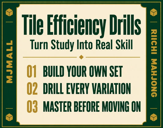 Riichi Mahjong Tile Efficiency Practice: Build Your Own Discard Problem Set