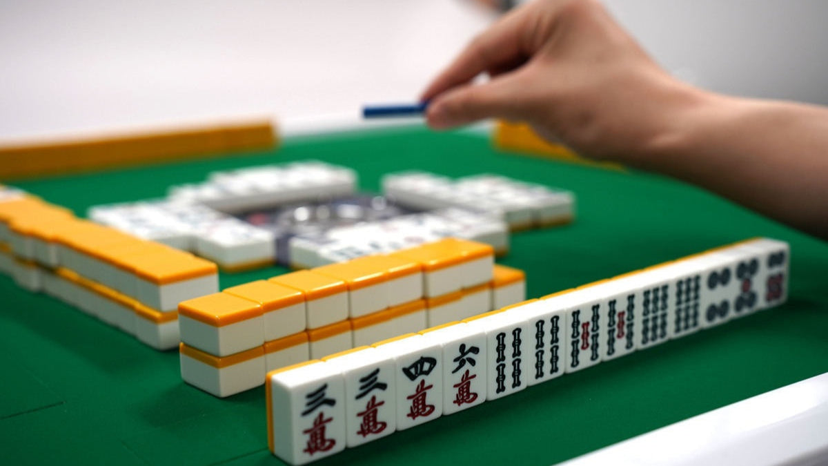 Folding type] AMOS JP-EX COLOR Automatic Mahjong Table for Home